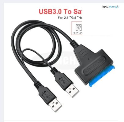 USB 3.0 to SATA 2.5" inch SSD / HDD Cable Converter / Hard Disk Adapter / Driver Free / Direct Plug and Play / Upto 5 Gbps Fast Data Transfer Speed / Mobile OTG / Laptop / PC