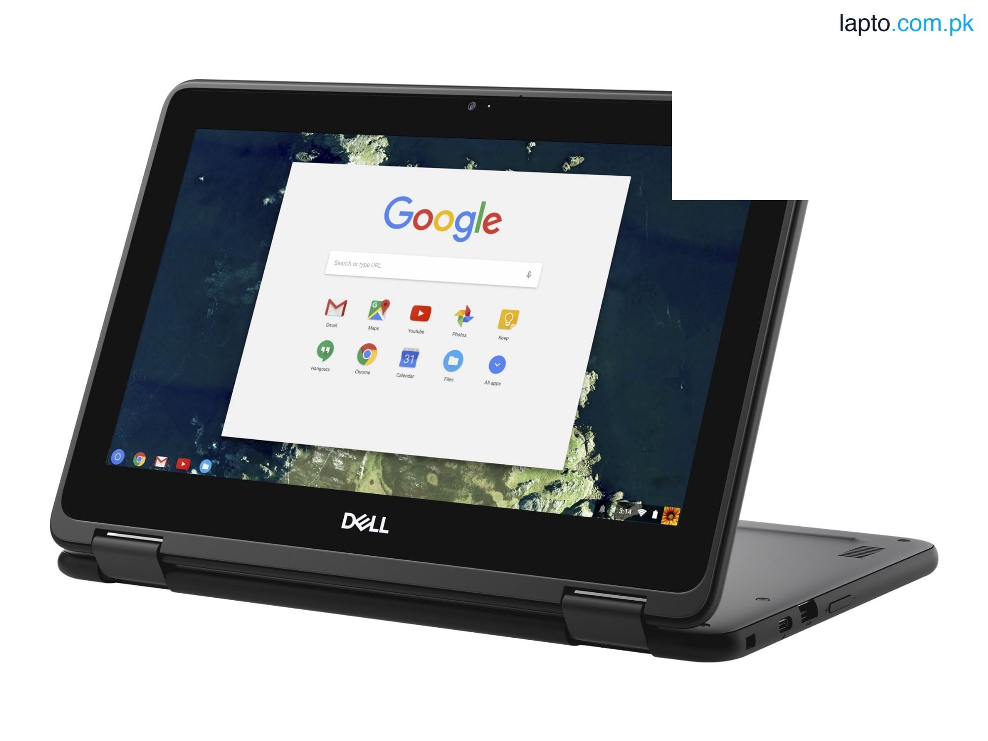 Dell 5190 touch x360 chromebook 8th gen updated playstore, 4Gb ddr4 Ram 32gb ssd , c type charger