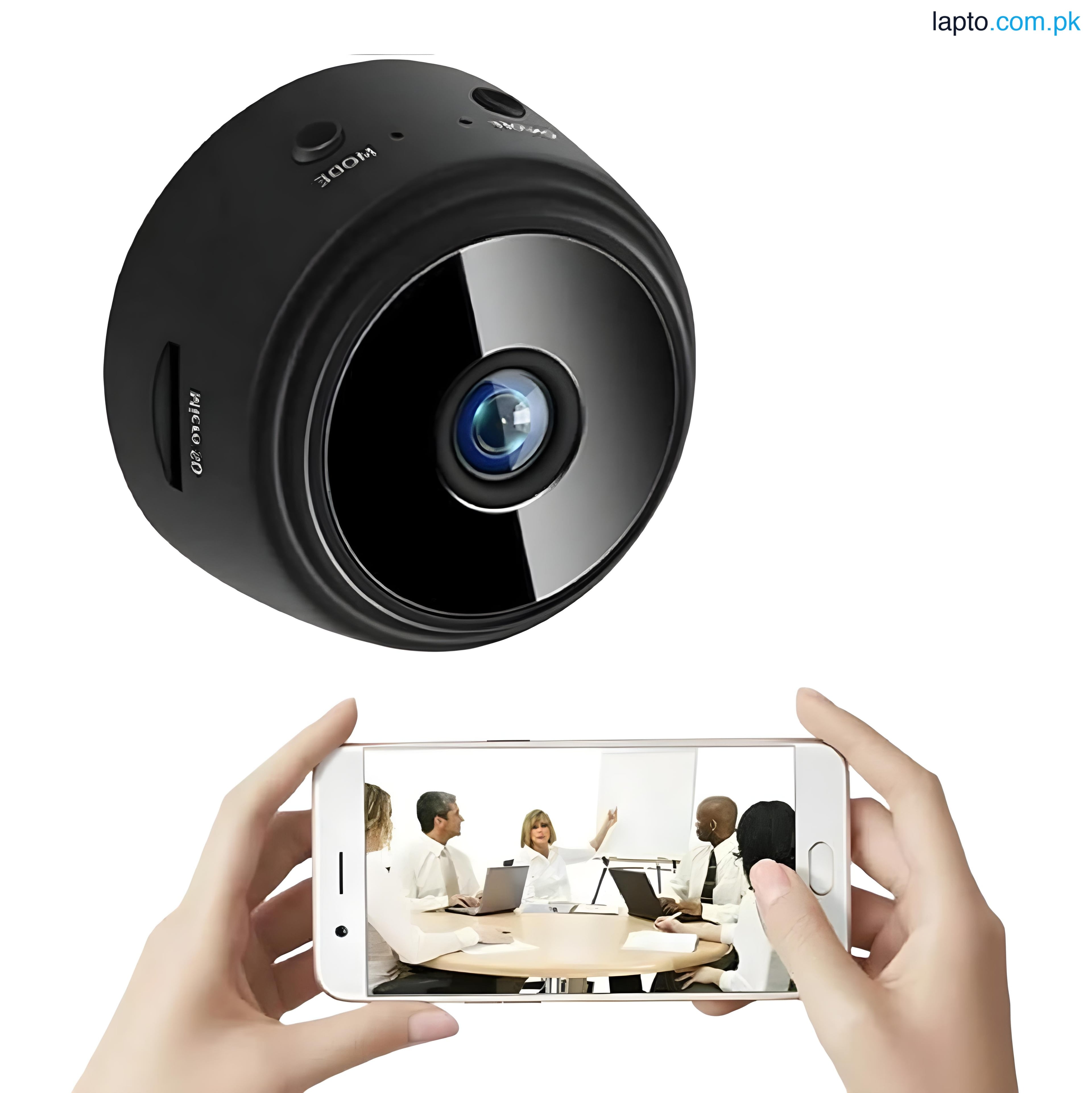 Mini Wifi Camera A9 Portable Security Camera | Wireless Home Monitoring Camera with Stand | DVR Sensor Camera | Night Vision & Motion Detection | HD Video Recording | Remote Control via V38 App | Compact Design – PROMISE TO SELL