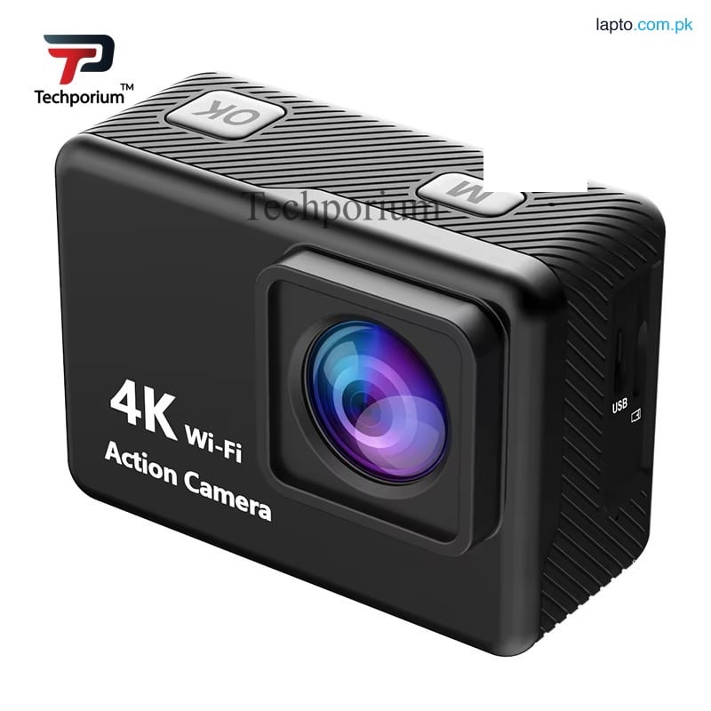 Waterproof Action Sport Camera V22 4K Ultra HD Mini Outdoor Adventure Cam WiFi Touch Screen Compact Helmet Camera Biking Diving Skiing Hiking Professional Vlogging Travel Recording Camera Wide Angle Sports Action Camera Video Recorder System Portable