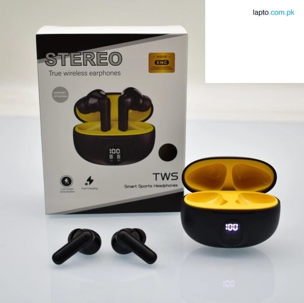 Stereo Wireless Earphones 895b – Bluetooth V5.4, Premium Deep Bass, Waterproof, Dustproof, Lcd Display, Long Battery Life