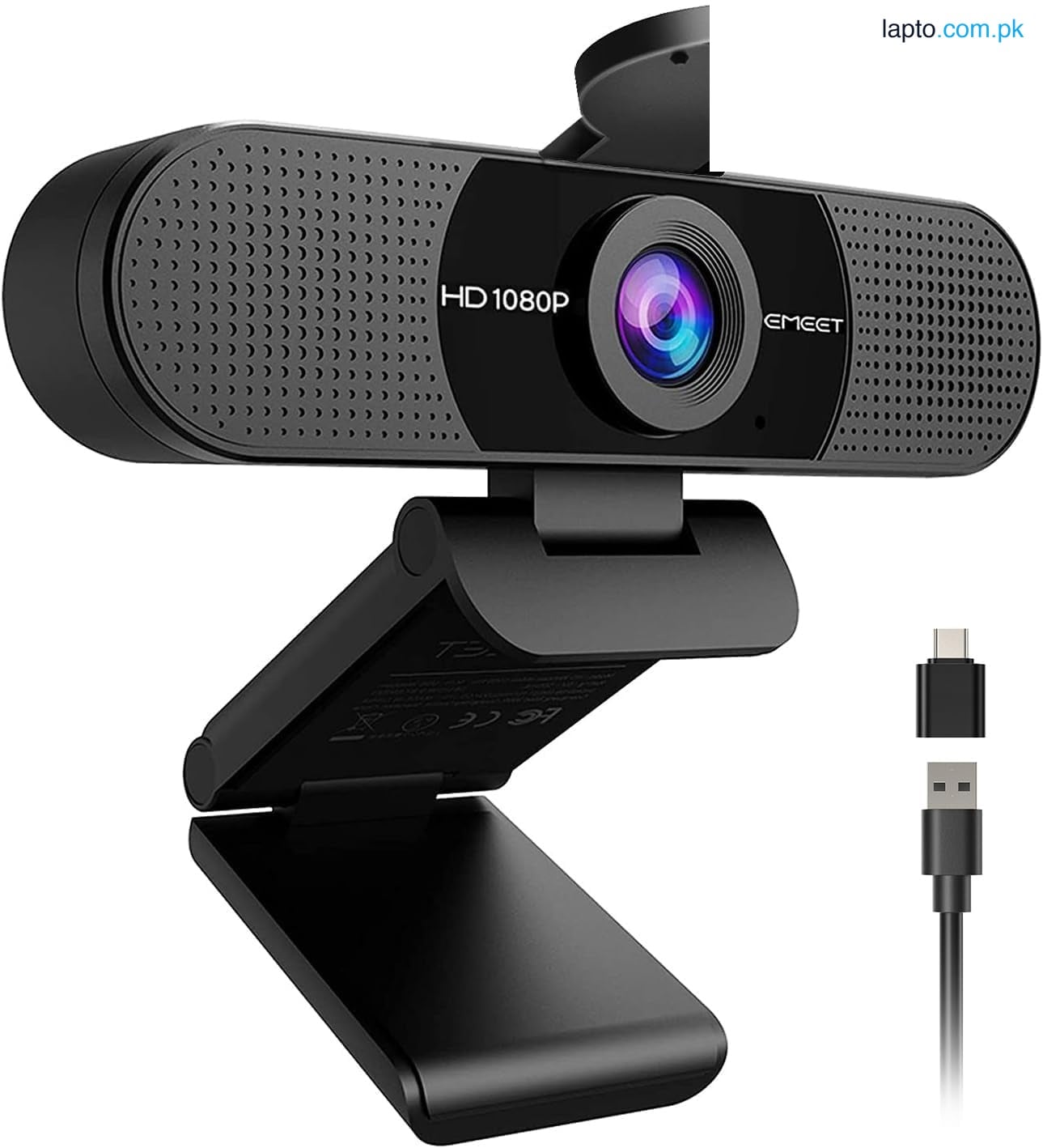 EMEET 1080P Webcam with Microphone, C960 Web Camera, 2 Mics Streaming Webcam, 90°FOV Computer Camera, Plug and Play USB Web Cam for Online Calling/Conferencing, Zoom/Teams/Facetime/YouTube, Laptop/PC