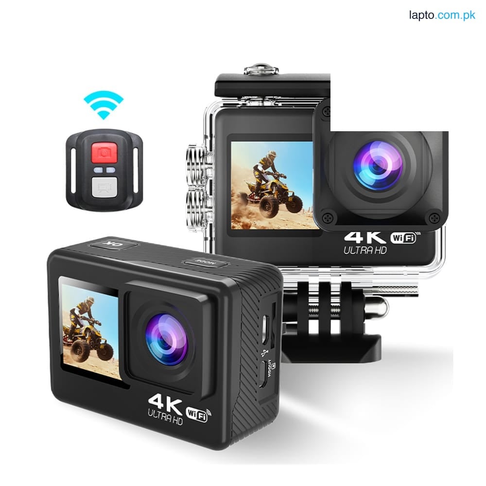 V22 4K Ultra HD Mini Action Sport Camera – Waterproof, WiFi & Touch Screen