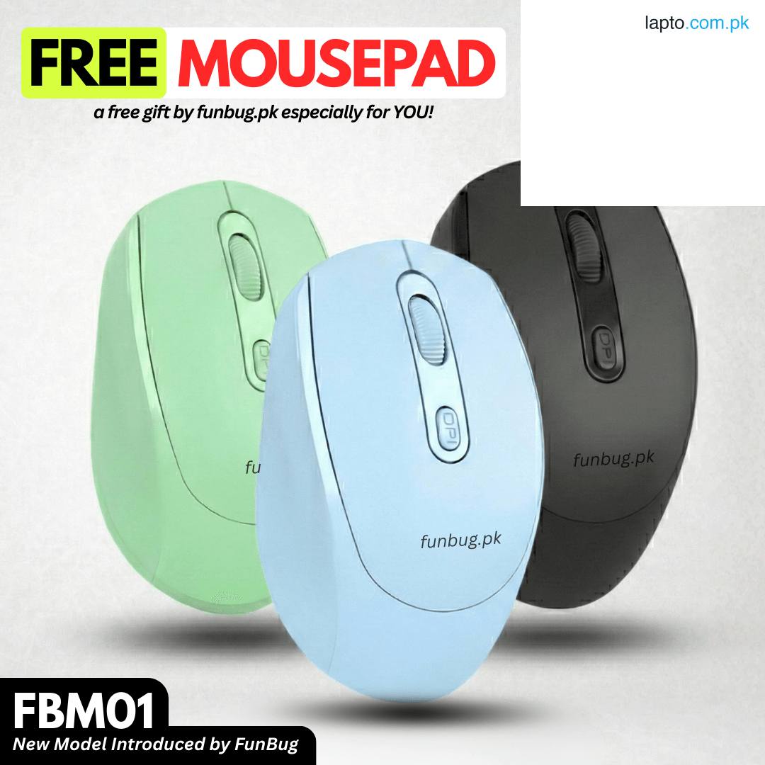 Rechargeable Dual Mode (Bluetooth + 2.4G) Mini Wireless Mouse for Laptop, PC, MacBook, Smart TV Gaming & Office ~ Ergonomic Lightweight Design Mice with Silent Click Buttons & 1600 DPI Control | FunBug