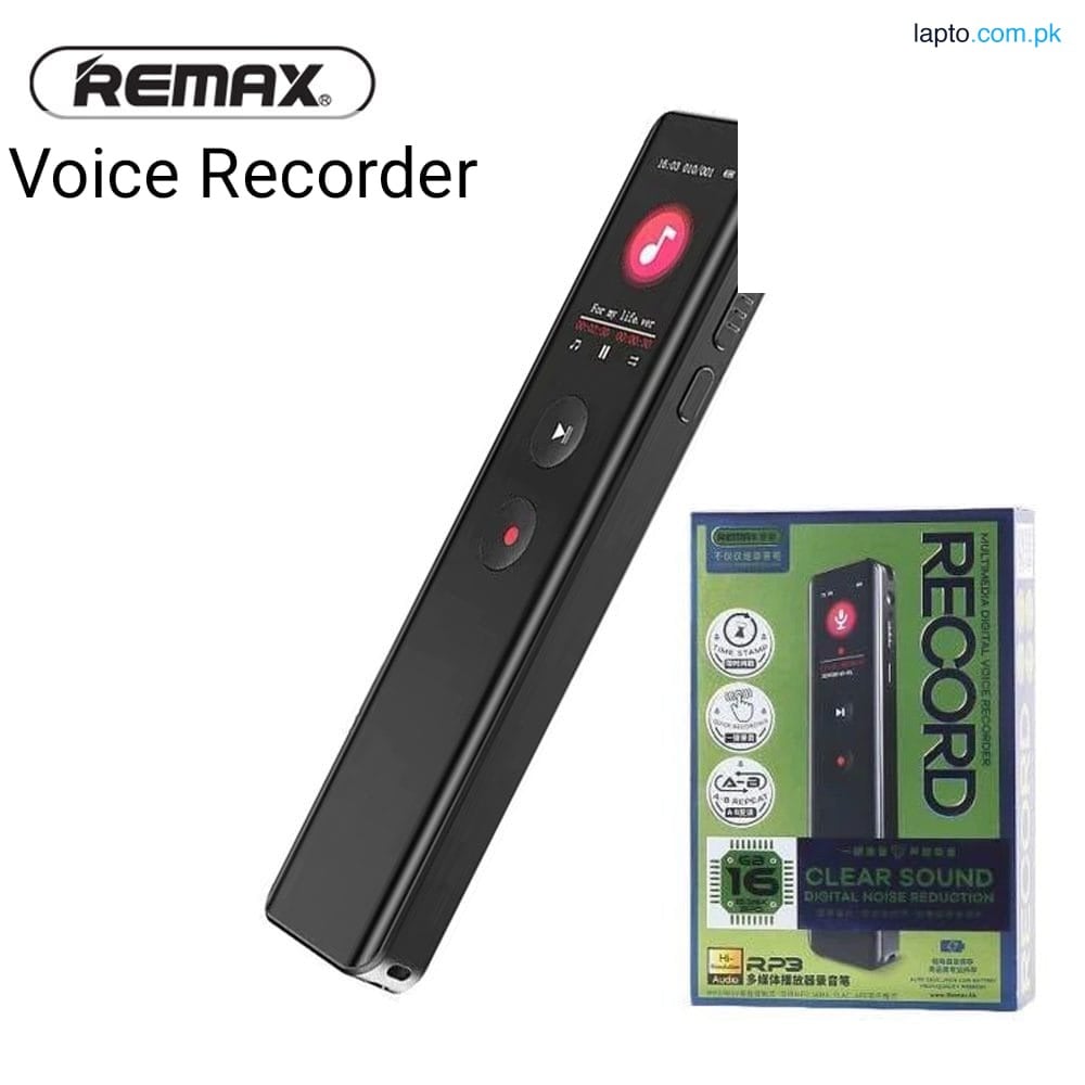 REMAX RP3 Multimedia Digital Voice Recorder Device 64GB