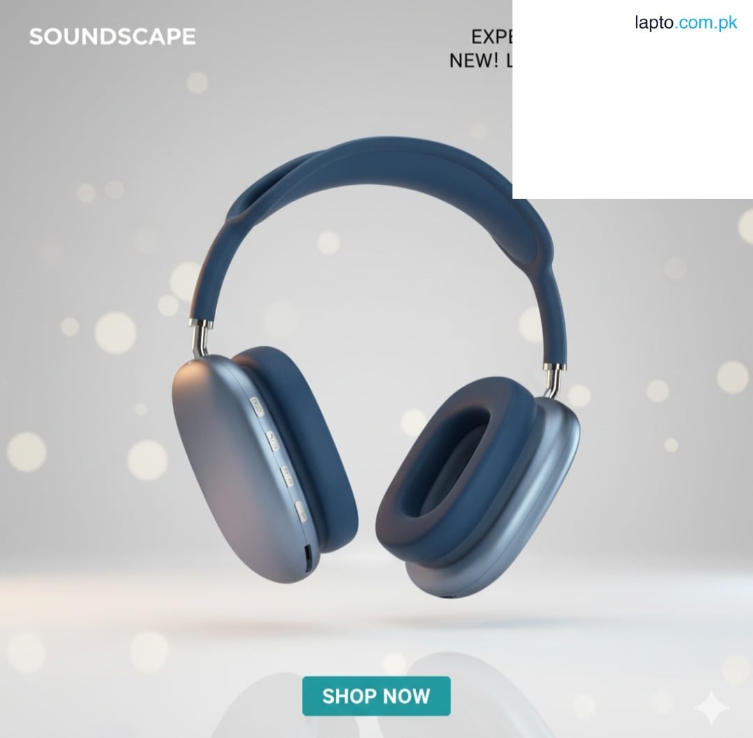 P9 Wireless Headphone Premium Wireless Over-Ear Headphones with Deep Bass & Comfort Fit