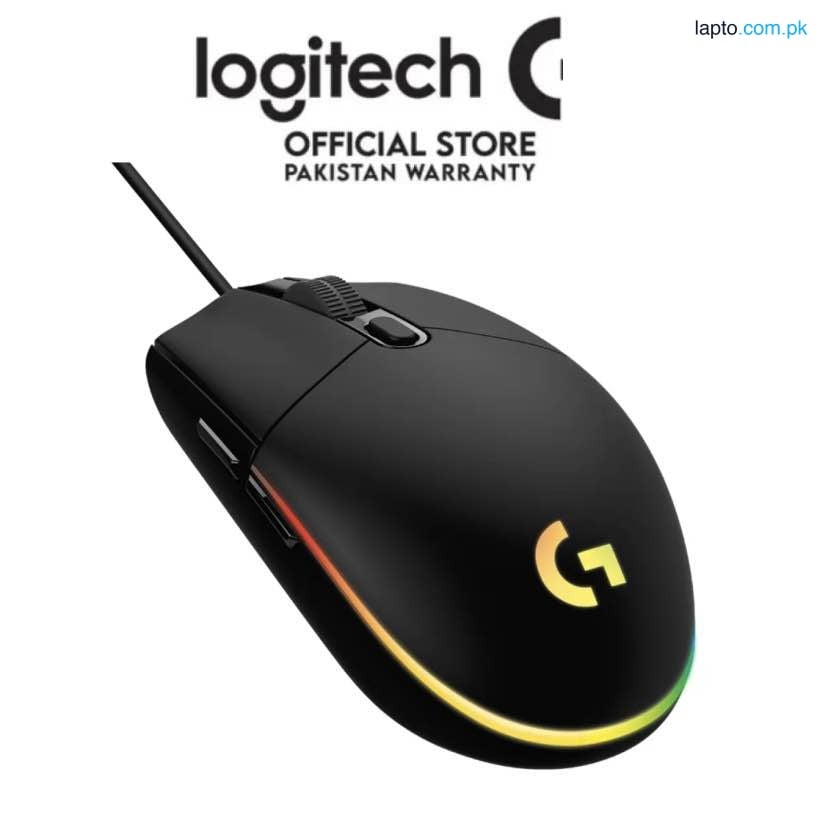 Original Logitech G102 LIGHTSYNC RGB 6 Button Gaming Mouse (Black)