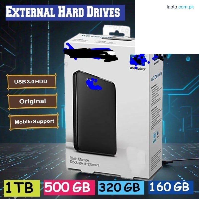 USB 3.0 External Portable hard drive for pc laptop mobile and ps4 250gb 320gb 500gb 640gb 750gb 1tb 2tb