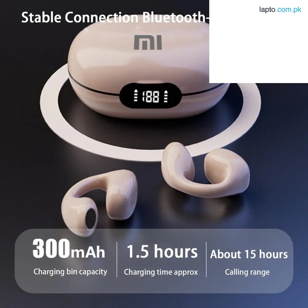 Best D101 earbuds Clip Bone Conduction Bluetooth wirless Headphones – Wireless Sports Earphones with Microphone, HiFi Sound,best for music