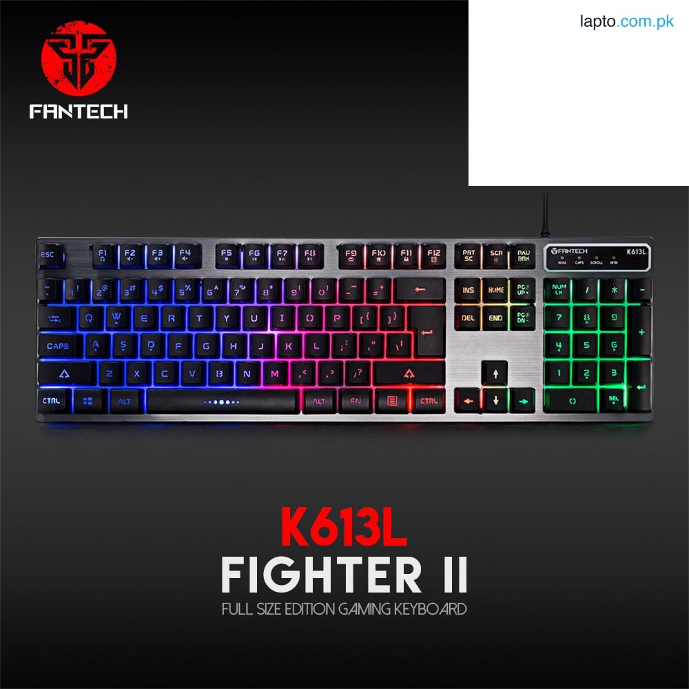 FANTECH K613L Fighter II Full Size Membrane Gaming Keyboard