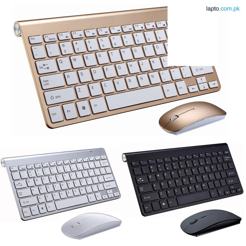 2.4G Wireless Keyboard and Mouse Protable Mini Keyboard Mouse Combo Set For Notebook Laptop Mac Desktop PC Computer Smart TV PS4