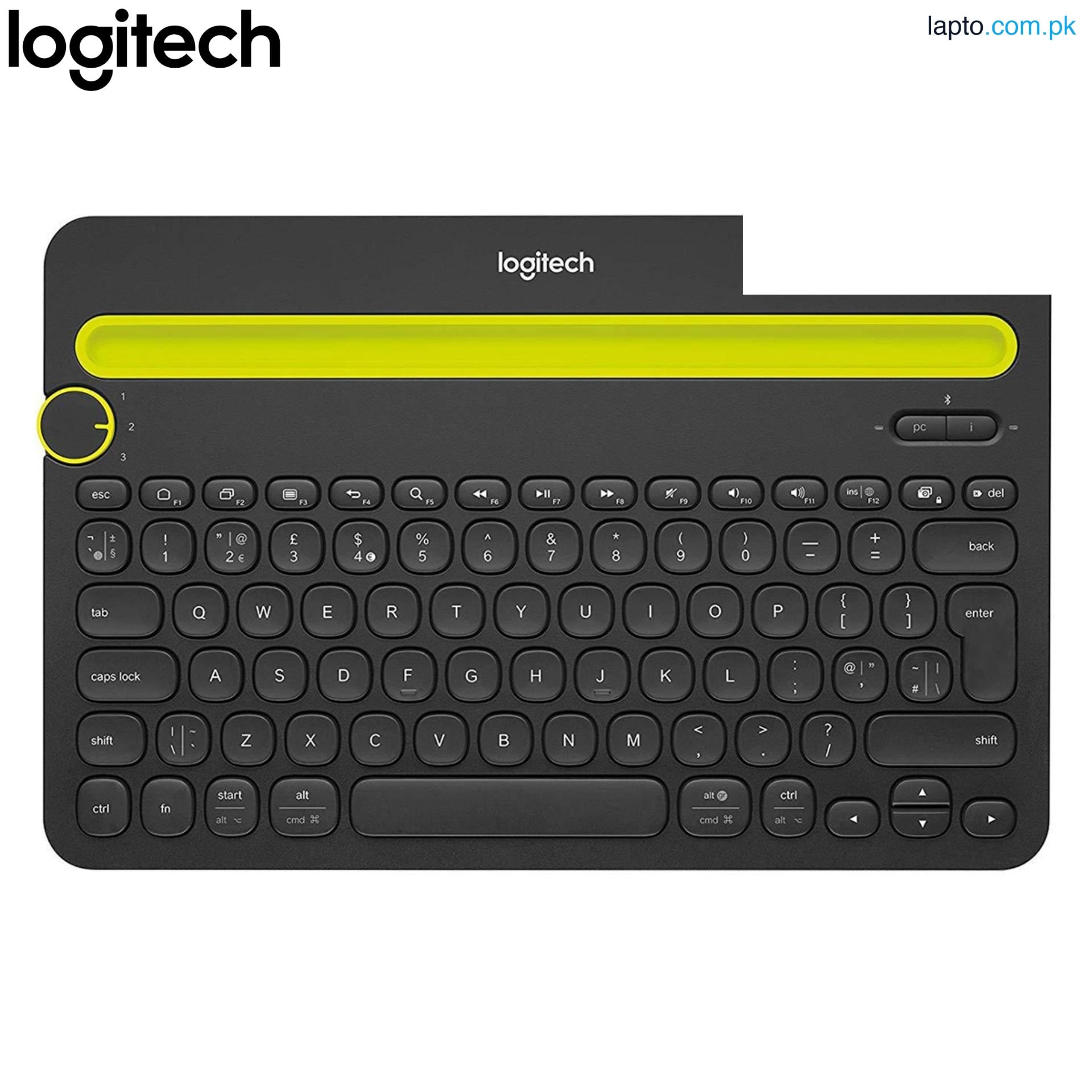 Logitech K480 Bluetooth Multi Device Keyboard - Black
