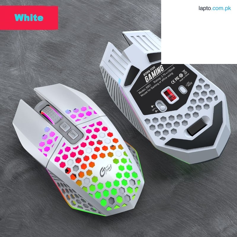 Hollow Design Wireless Cellular E-Sports Silent Charging Gaming Mouse