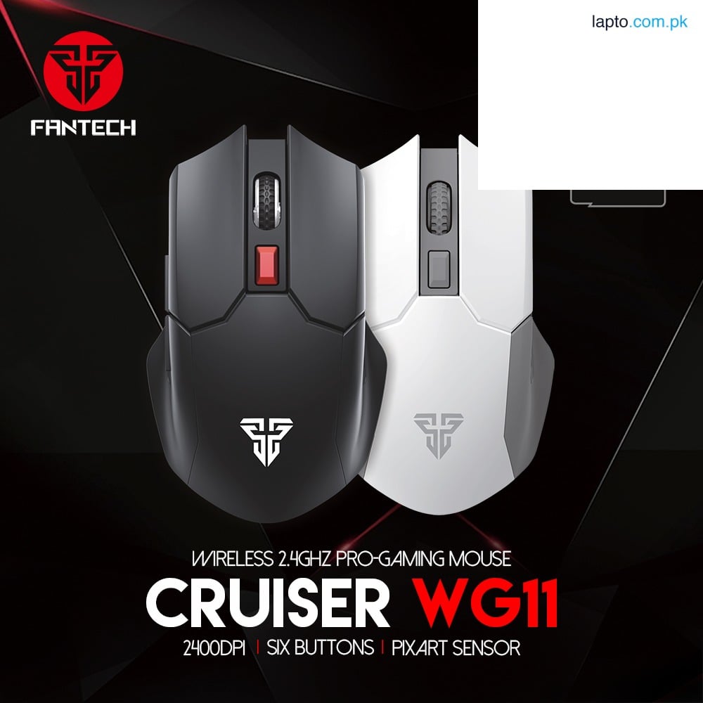 FANTECH CRUISER WG11 Wireless 2.4GHZ On-the-fly Adjustable DPI Pro-Gaming Mouse