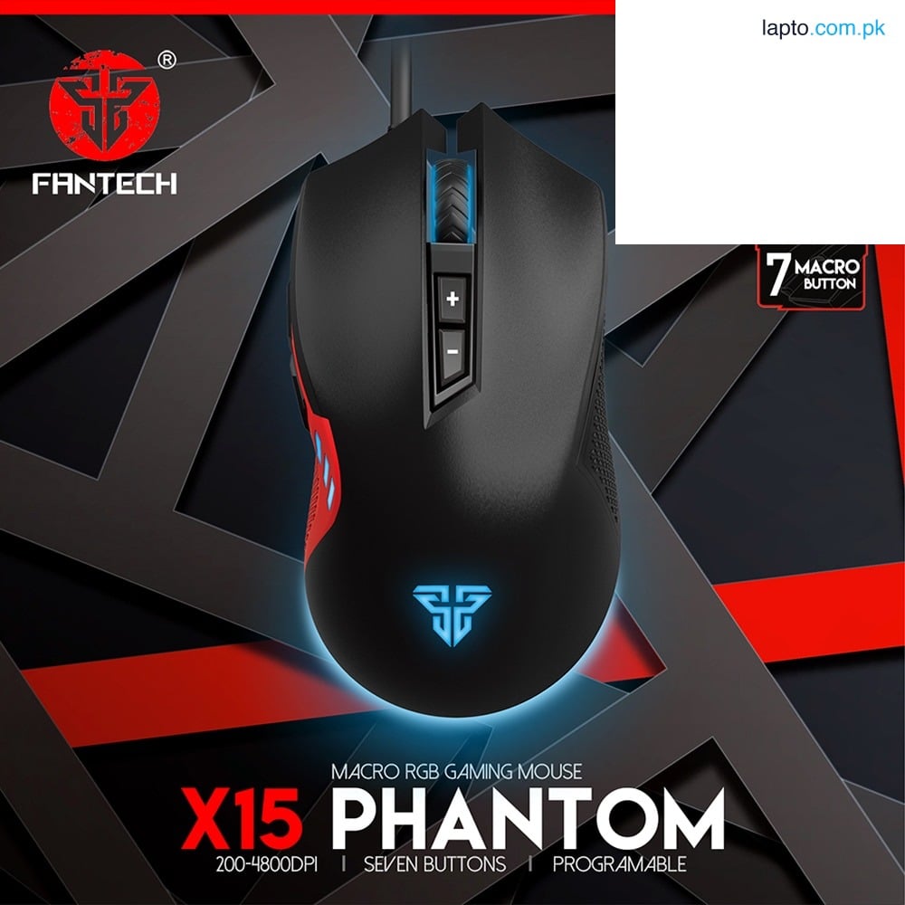 FANTECH X15 Phantom RGB Gaming Mouse With 7 Programmable Buttons