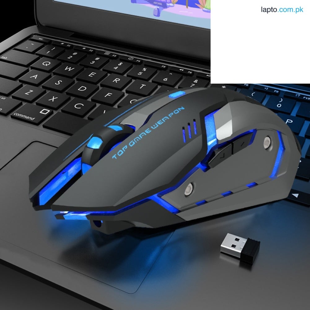 T1 Ergonomic 2.4G Rechargeable Silent Backlit USB Optical Wireless Gaming Mouse