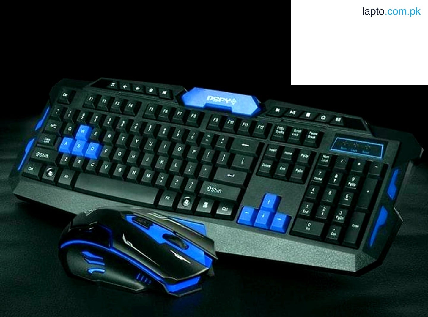 MINI TOUCH PAD RF 500 WIRELESS WITH 3 COLOUR BACKLIGHT KEYBOARD MOUSE, Key Board, Mouse