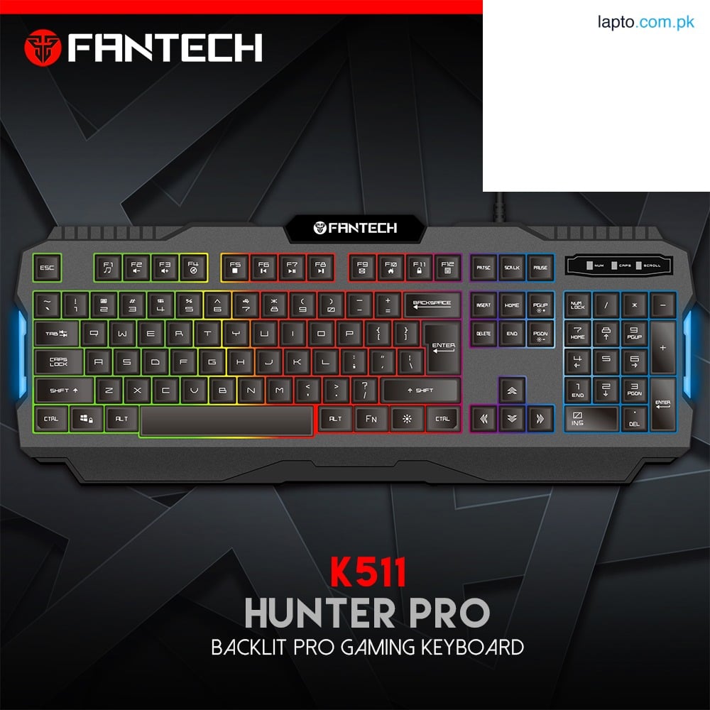 FANTECH K511 HUNTER PRO RGB Back Light Gaming Keyboard