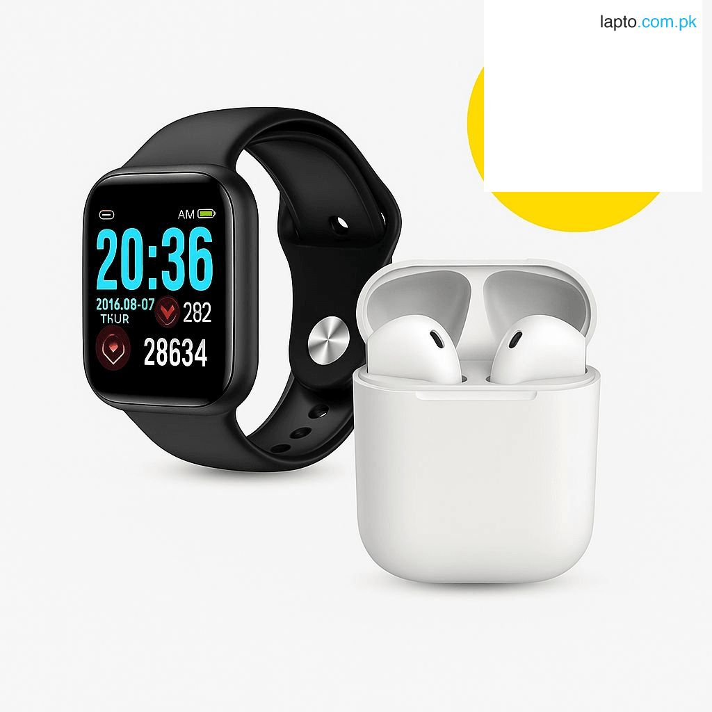 D20 Ultra Smart watch With Airpods Fitness tracker Health monitor Bluetooth Calling % Original Smart Watch