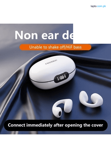 D101 Original Open-Ear Clip Bone Conduction Bluetooth Headphones – Wireless Sports Earbuds with Mic, HiFi Sound, Perfect for Gym & Outdoor Activities