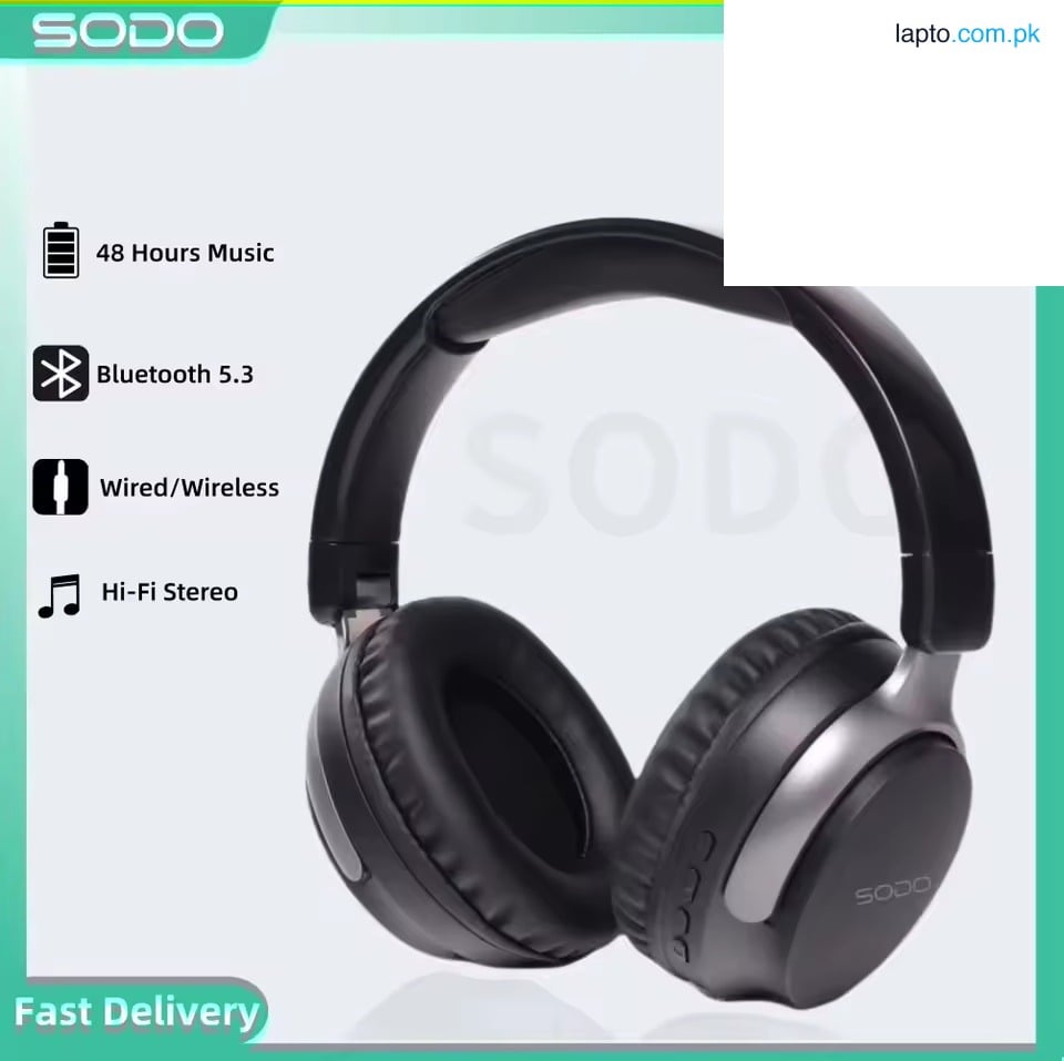 SODO SD-1103 Wireless Headphones – Bluetooth Headset, Deep Bass & Mic