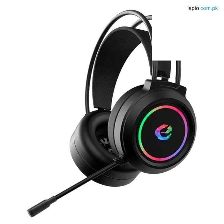 Headphone gaming RGB 7.1 USB JSX-902 headphone with mic rgb compatible with PC & Laptop wired headphone with mic 7.1 usb port headset
