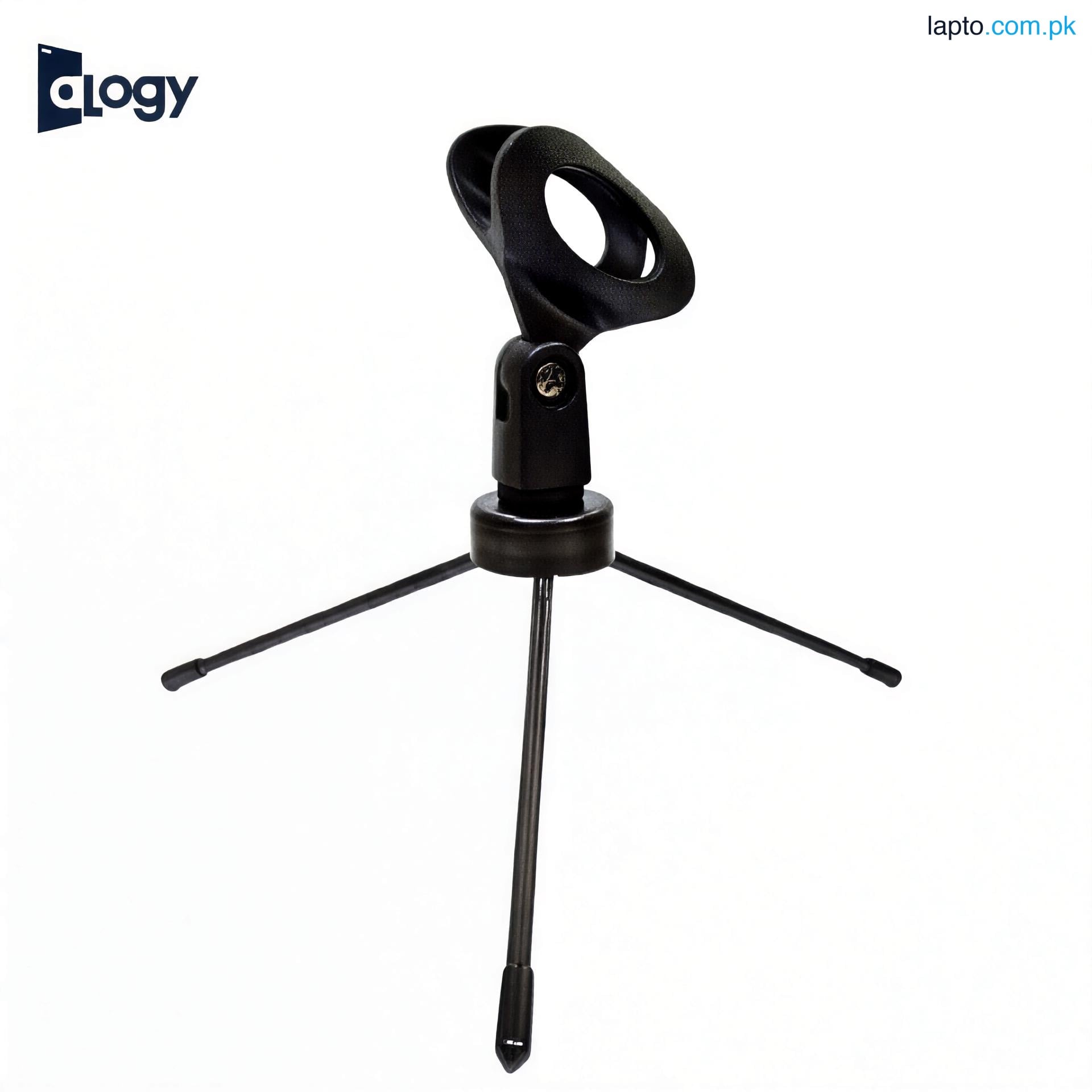 Mini Metal Desktop Tripod Stand 1/4 Thread | For Mobile, Camera, Mic, Webcam | Foldable Table Tripod with Converter & Mic Holder