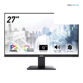 MSI PRO MP273U 27″ UHD (3840×2160) 4K IPS Monitor - 60 Hz refresh rate, 4 ms (GtG) response time