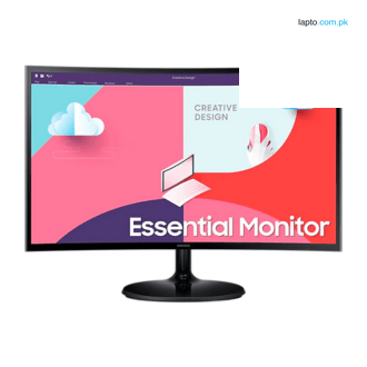 Samsung LS24C360EAMXUE, Samsung 24″ Curved Monitor, 24″ FHD Curved Monitor, 75Hz Monitor, 1800R Curved Screen