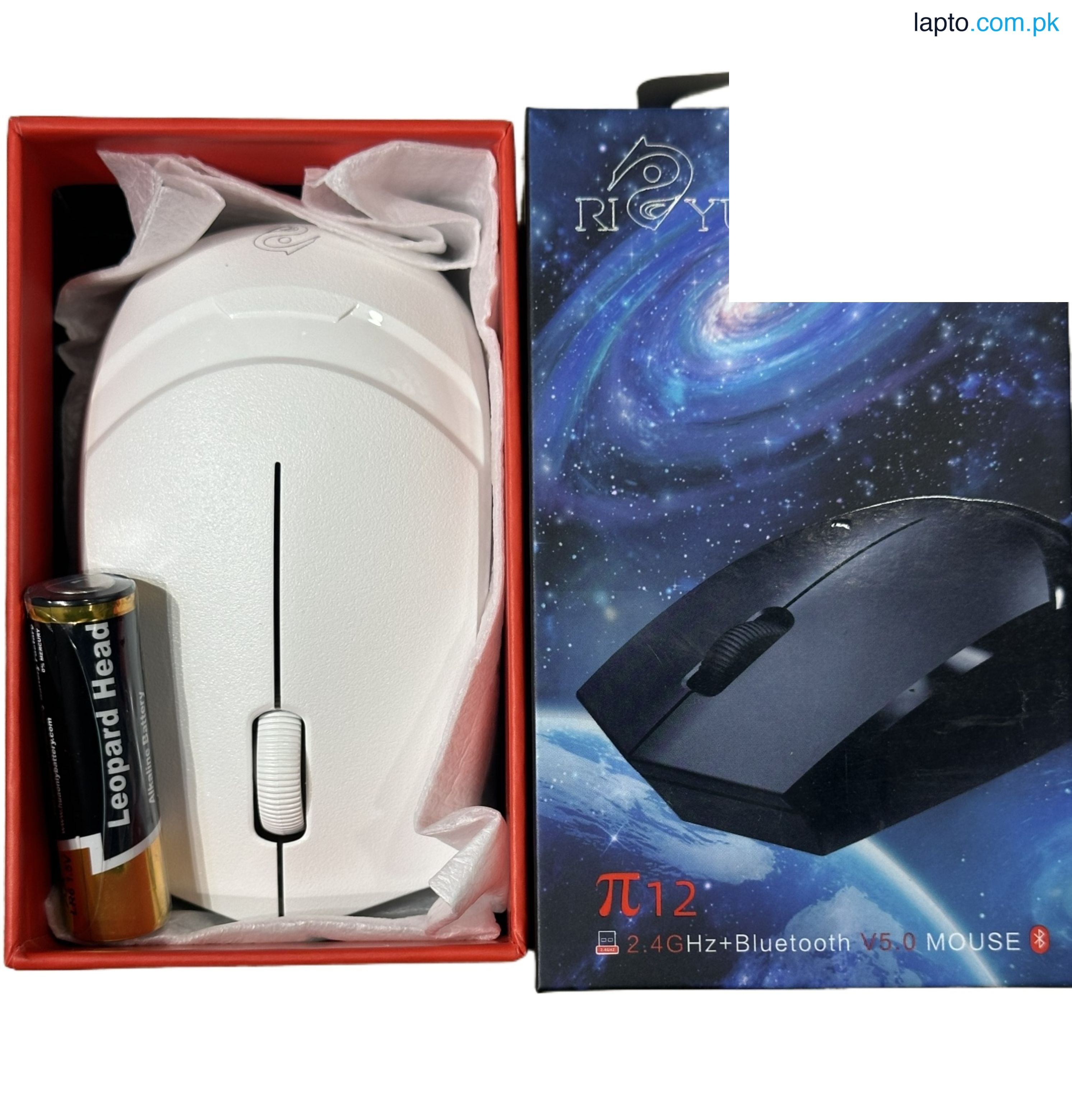 Wireless Mouse bluetooth V5.0 Dual Mode Universal Mouse (Rizyue M12)
