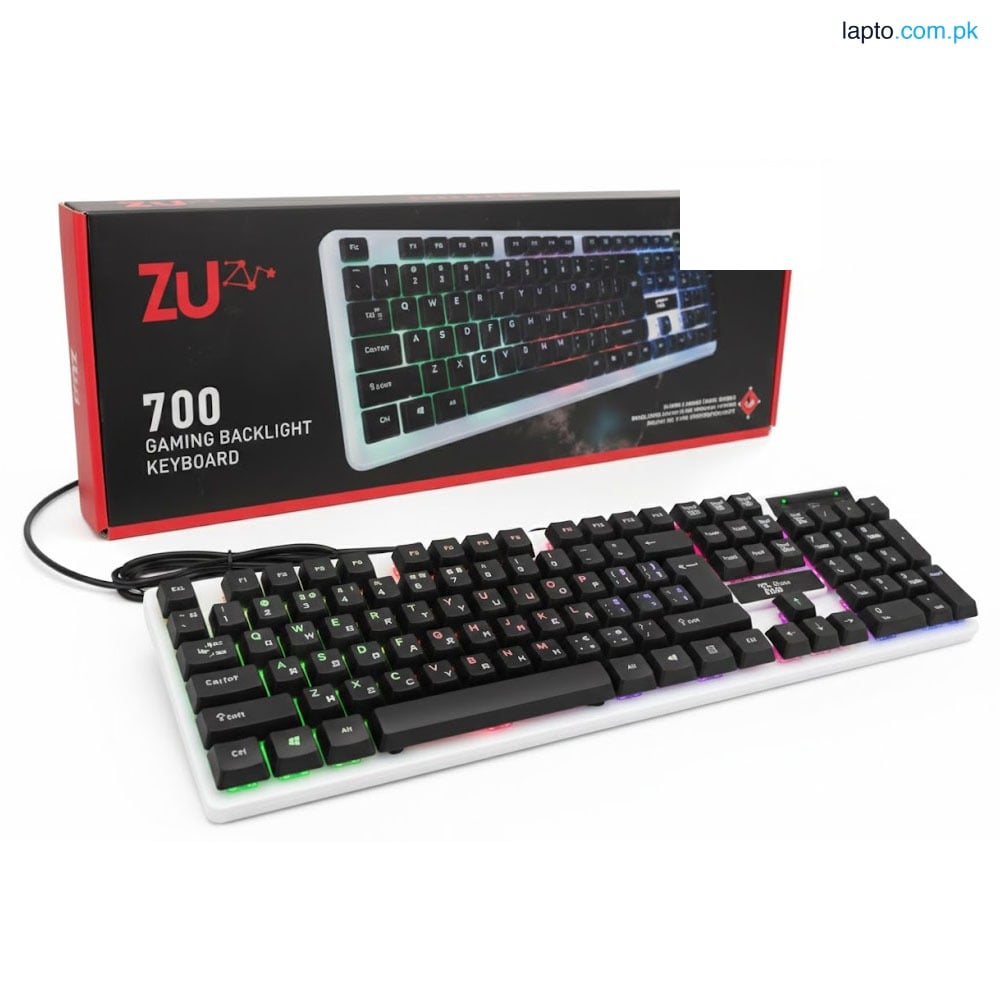 ZU 700 RGB WIRED GAMING KEYBOARD BLACK