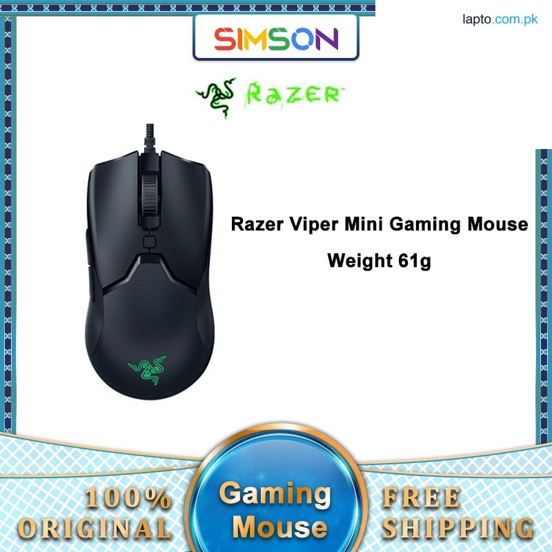 Razer Viper Mini Gaming Mouse 61g Ultra-lightweight Design CHROMA RGB Light 8500 DPI Optail Sensor Mice Wired