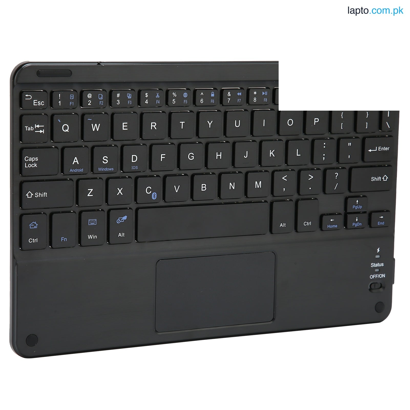 Wireless Keyboard 9in Ultraslim W/ Touchpad For PC IOS