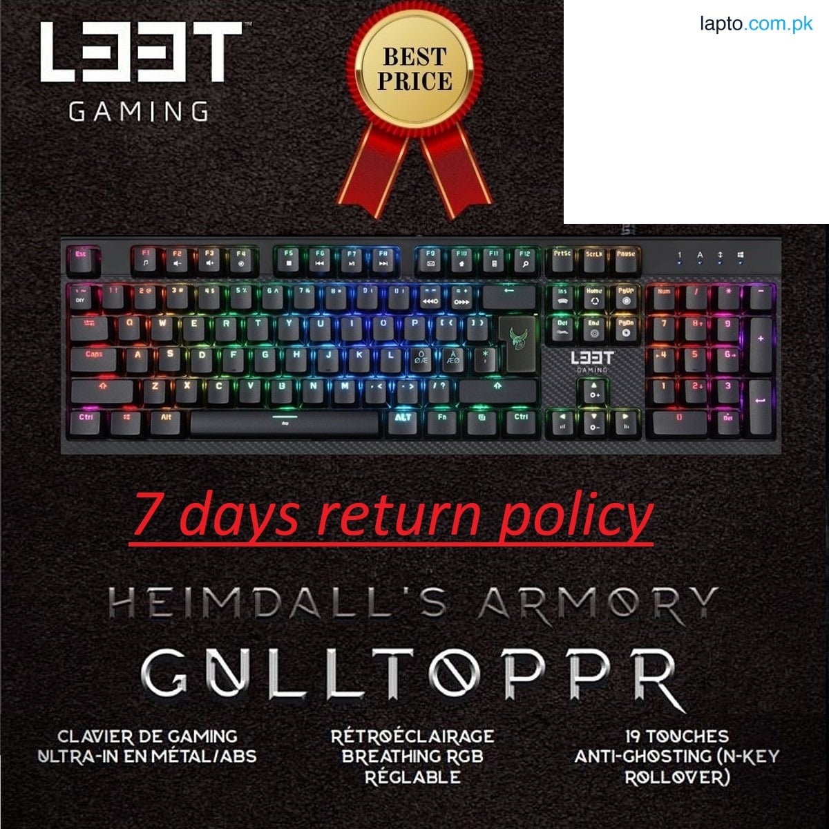 Au key KM G14 FULL RGB (ARGB) TKL 87 Keys Mechanical Gaming Keyboard – Blue Switches