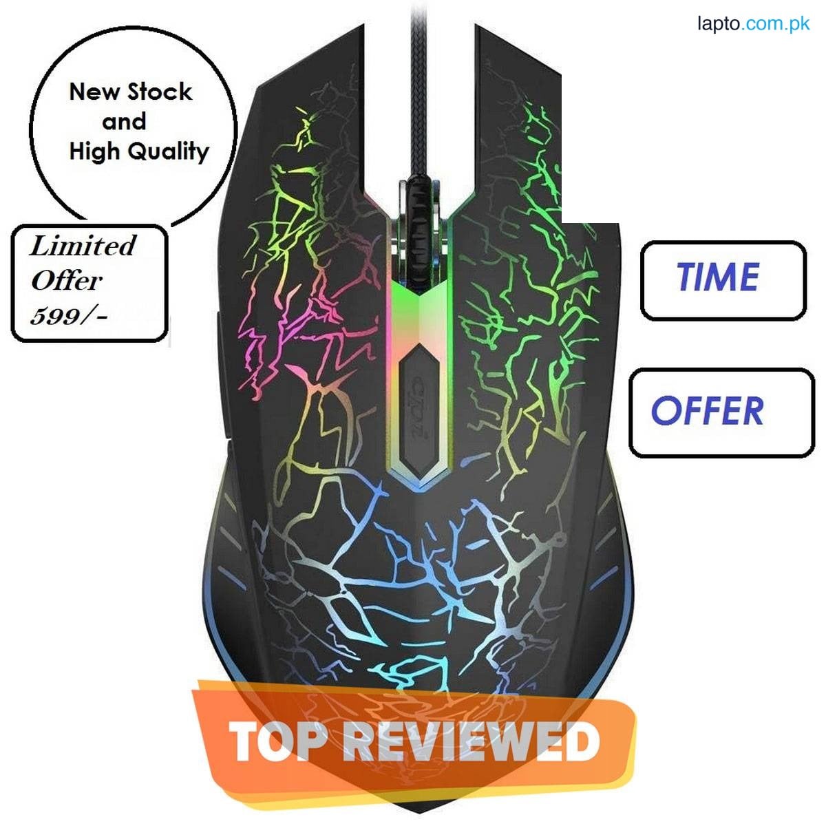 GAMING WIRED 3200DPI ORIGINAL BRANDED MOUSE 100% SAME AS SHOWN (SALE PRICE)