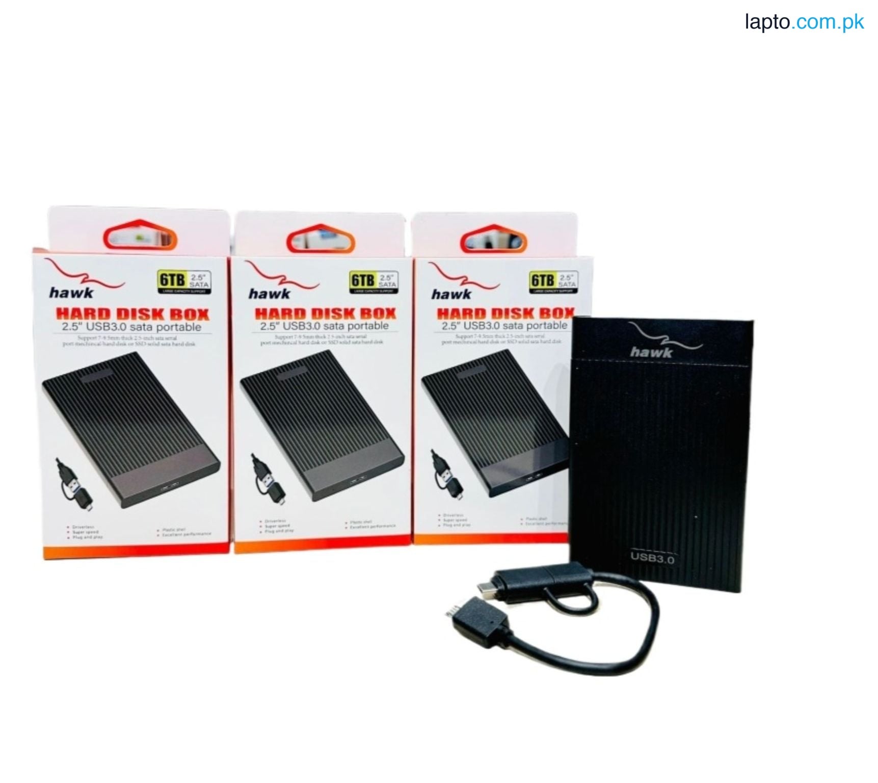 HAWK 2.5” HDD CASE USB 3.0 & TYPE C 2 IN 1 CONNECTOR