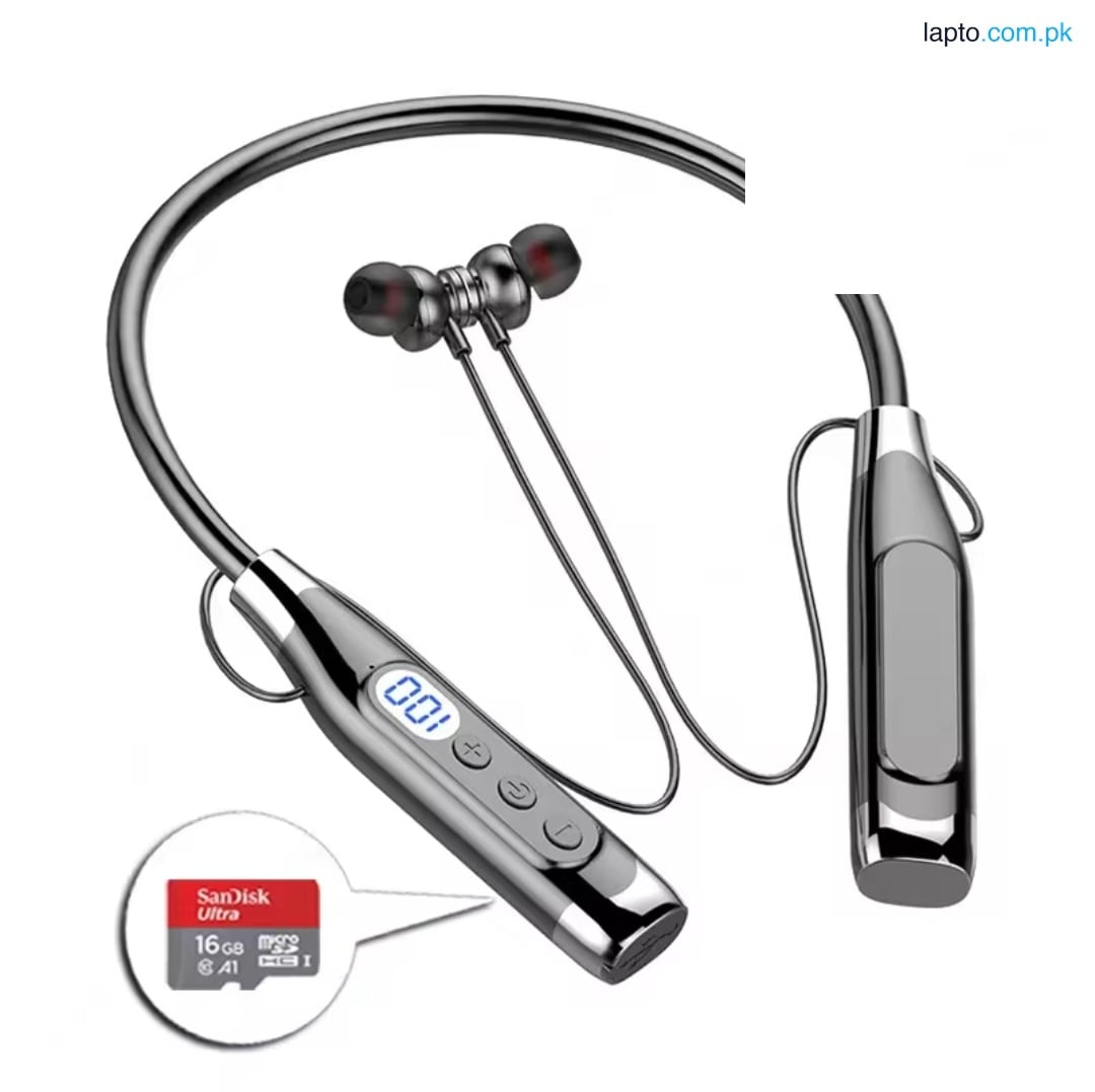 Wireless Neckband Bluetooth Headphones Neckband Bluetooth Earphone With Microphone Long Battery Auriculares High Quality Headset Sport For TF Card
