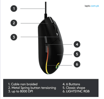 Logitech G102 LIGHTSYNC Gaming Mouse