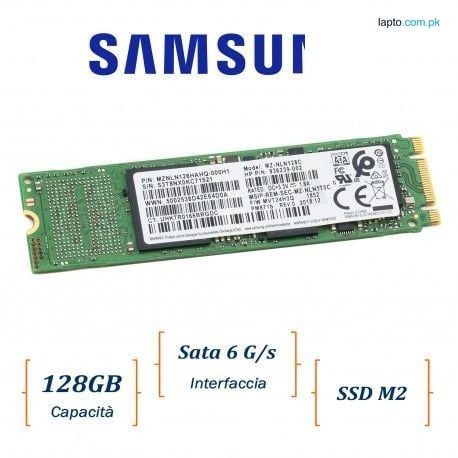 M.2 128 GB SATA SSD (Solid State Drive) Branded/Laptop Pulled