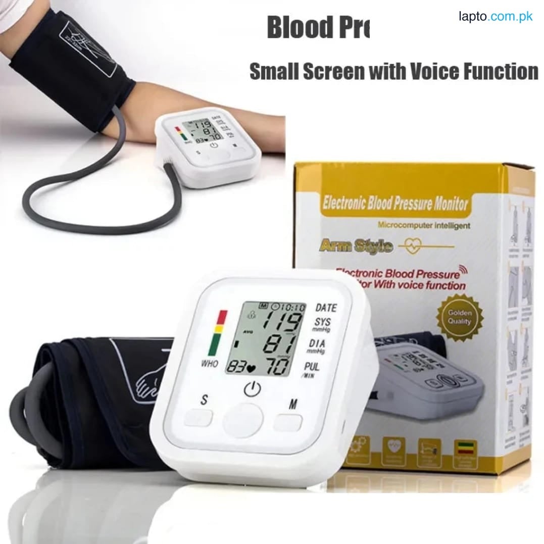 Digital Wrist Blood Pressure Monitor – Automatic BP Machine with Large LED Display, Heart Rate Pulse Tracker, and Portable Wrist Cuff