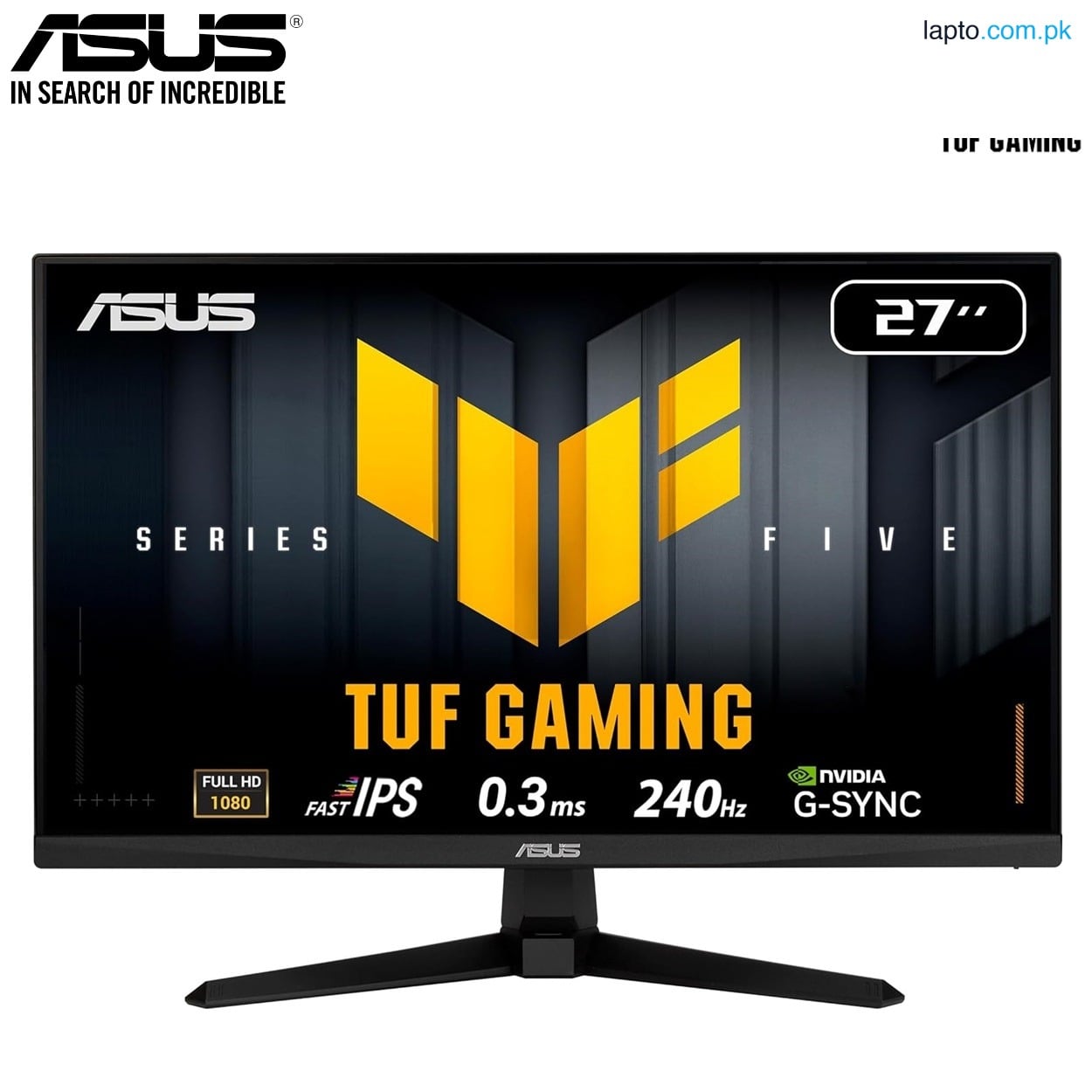 ASUS TUF Gaming Series 5 VG279QM5A 27 inch 240Hz 0.3ms Gaming Monitor Full HD Fast-IPS panel G-SYNC® compatible, AMD FreeSync™ Premium, Gaming AI
