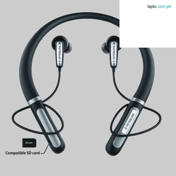 The Daily Edit : Interlink Sports Neckband Bluetooth 5.3 Wireless Headphones – Deep Bass, Magnetic Earbuds, Noise Reduction, Long Battery Life, Type-C Fast Charging