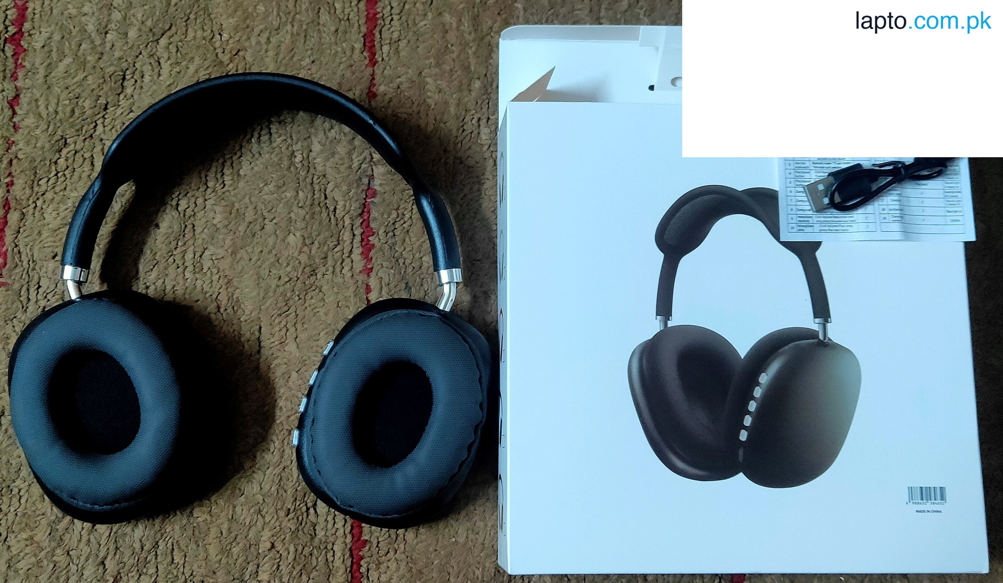 P9 Wireless Bluetooth Headphones – HiFi Bass Sound | Almost 10 Hours Battery Timing | Noise Cancelling | Foldable Over-Ear | Built-in Mic & SD Card Support | Real Images