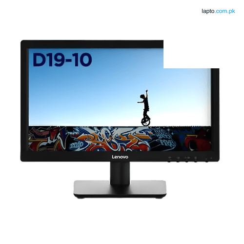 Daraz Like New - Lenovo 19 Inch Wide Screen Led Monitor HD + Resolution Best For Gaming and Office Use with free Power Code