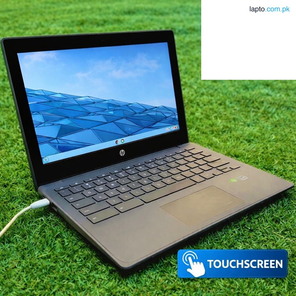 HP Chromebook 11 G6 | Touchscreen 180° Rotatable | Intel Celeron N3450 | 4GB RAM | 16GB SSD | Chrome OS Updates Till 2027 | Play Store Supported | 8+ Hours Battery | Type-C Charging