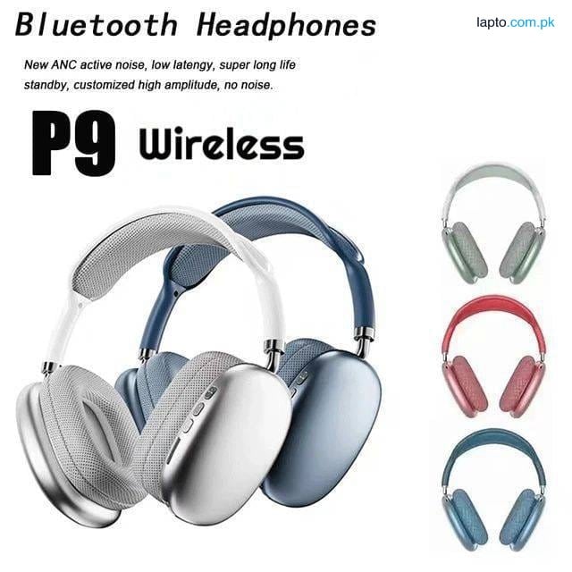 P9 Wireless Bluetooth Headphones with Mic – Hi-Fi Sound, Noise Cancelling, Foldable Over-Ear – Best for Music, Gaming, Calls – Long Battery – Compatible with Android, iPhone – Best Wireless Headphones