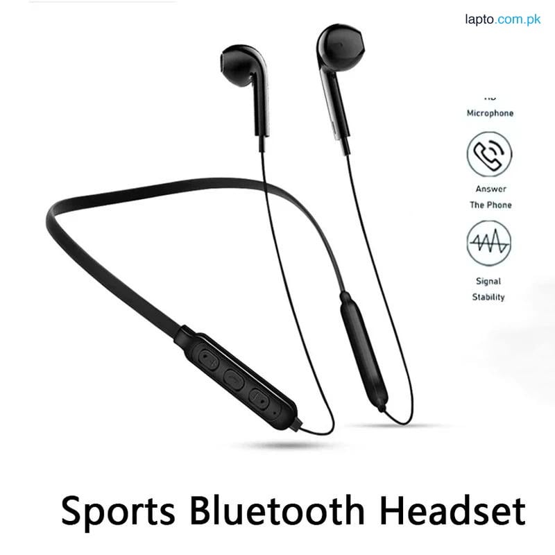 Wireless Earphone Bluetooth 5.1 Neck Hanging 9D Stereo Noise Reduction Universal Sports Headset HD Microphone For iPhone Samsung