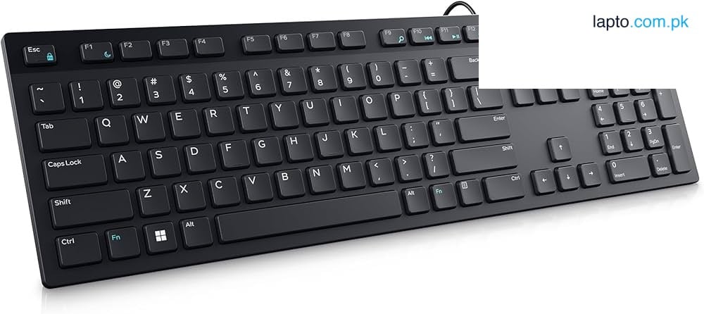 Dell Keyboard USB Wired KB216 Full Size Keyboard for Laptop PC Computer Silent Typing Office Keyboard