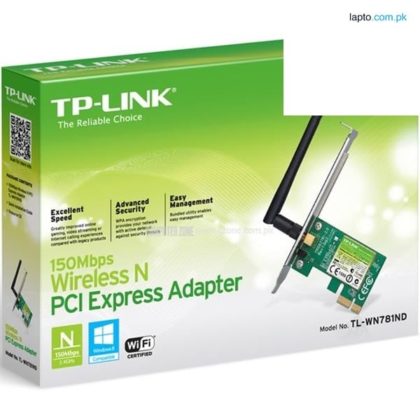 Tp-Link TL-WN781ND 150Mbps Wireless N PCI Express Adapter