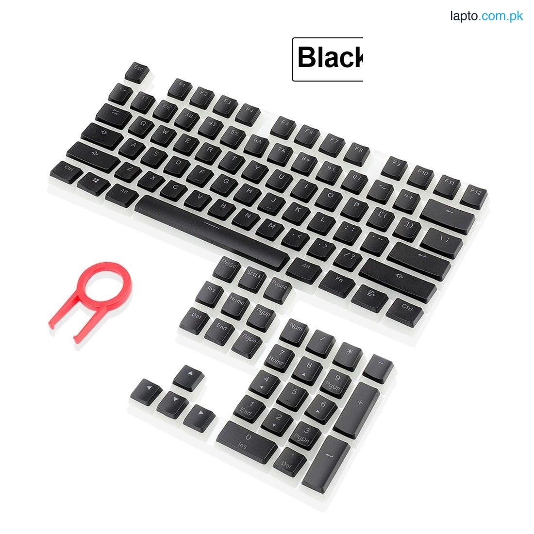 Redragon A130 Pudding Keycaps (Black)
